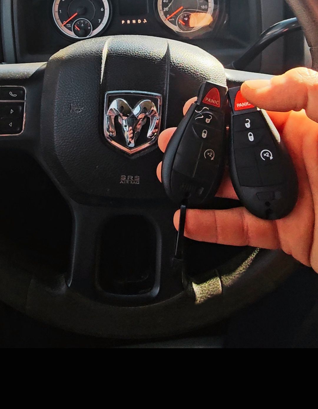Automotive locksmith working
